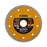 Алмазный диск Denzel 125х22,2 мм (турбо сухое резание)