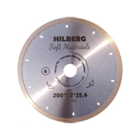 Диск алмазный Hilberg Сплошной Hyper Thin d 200 мм