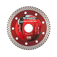 Алмазный диск MATRIX 115х22,2 мм (сплошной сухое/мокрое резание)