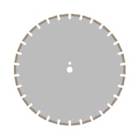 Алмазный диск НИБОРИТ Бетон-Асфальт d 500×25,4 L