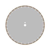 Алмазный диск НИБОРИТ Гранит d 450×25,4 LN