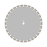 Алмазный диск НИБОРИТ Железобетон Стена d 500×25,4 L