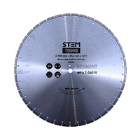 Диск лазерный STEM TECHNO 600 мм по бетону (42 зубца 4,5*10мм)